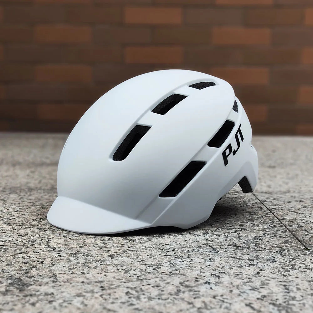 PJT Cycling Helmet USB Rechargeable light - Cilla Scooters