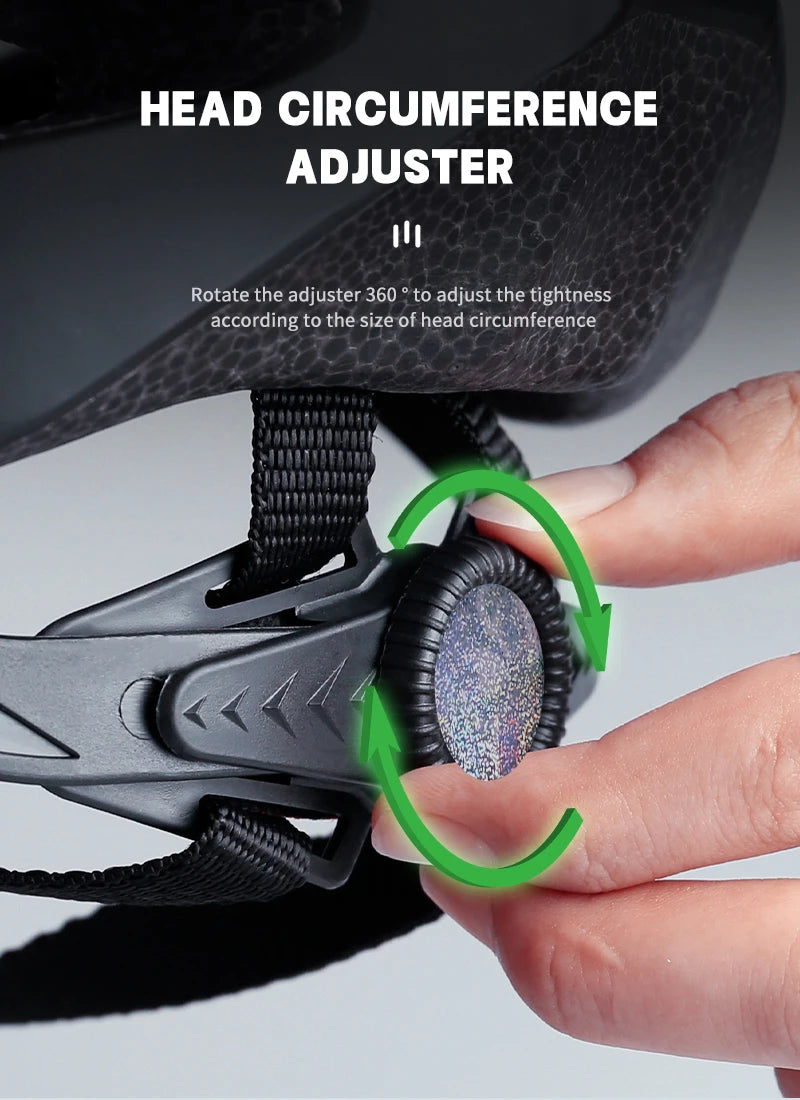 X-TIGER Bike Helmet with LED Rear Light Dual Mode Goggle Cycling - Cilla Scooters