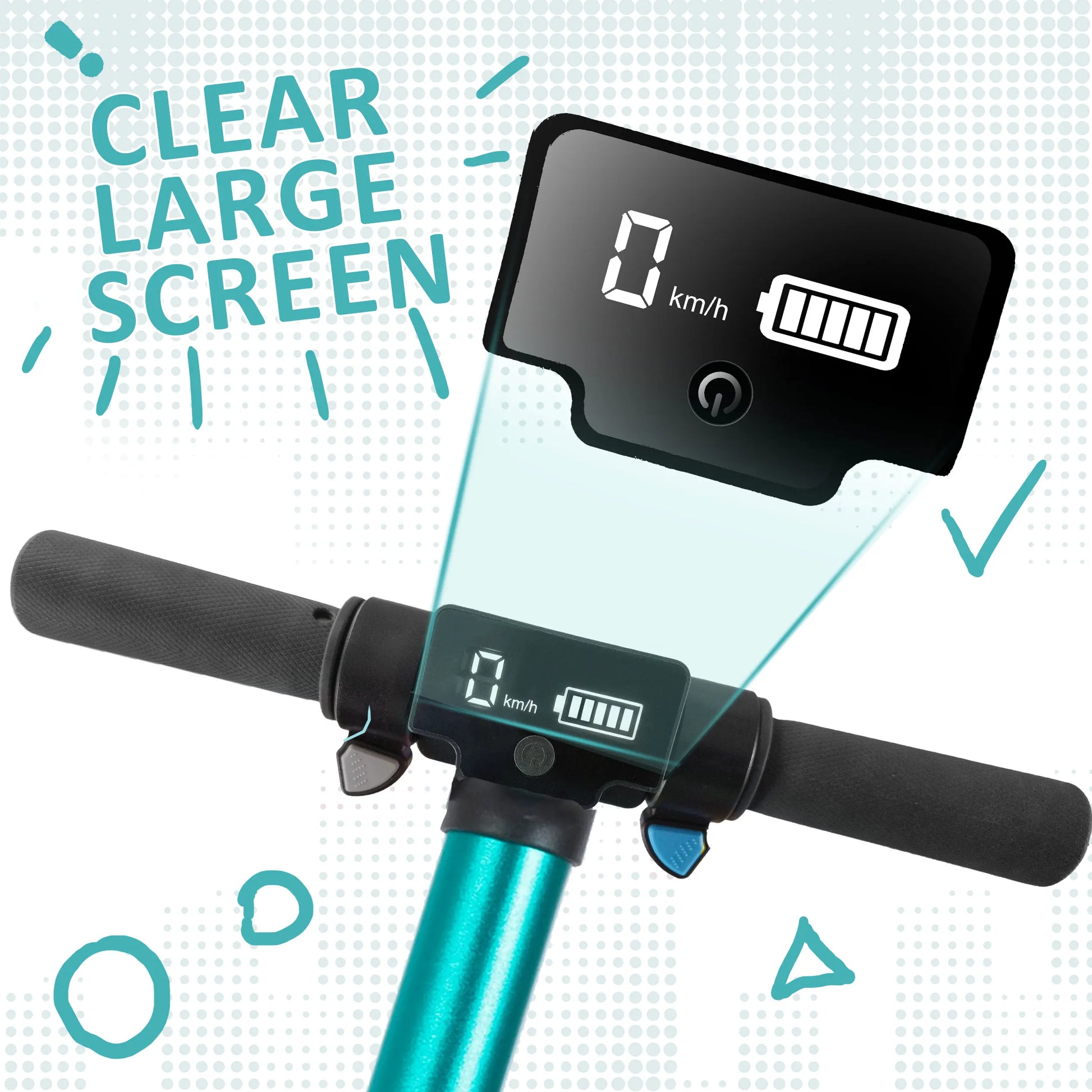 Kids E-scooter Vankel S32 Foldablefor Ages 6-12 12 km/h - Cilla Scooters