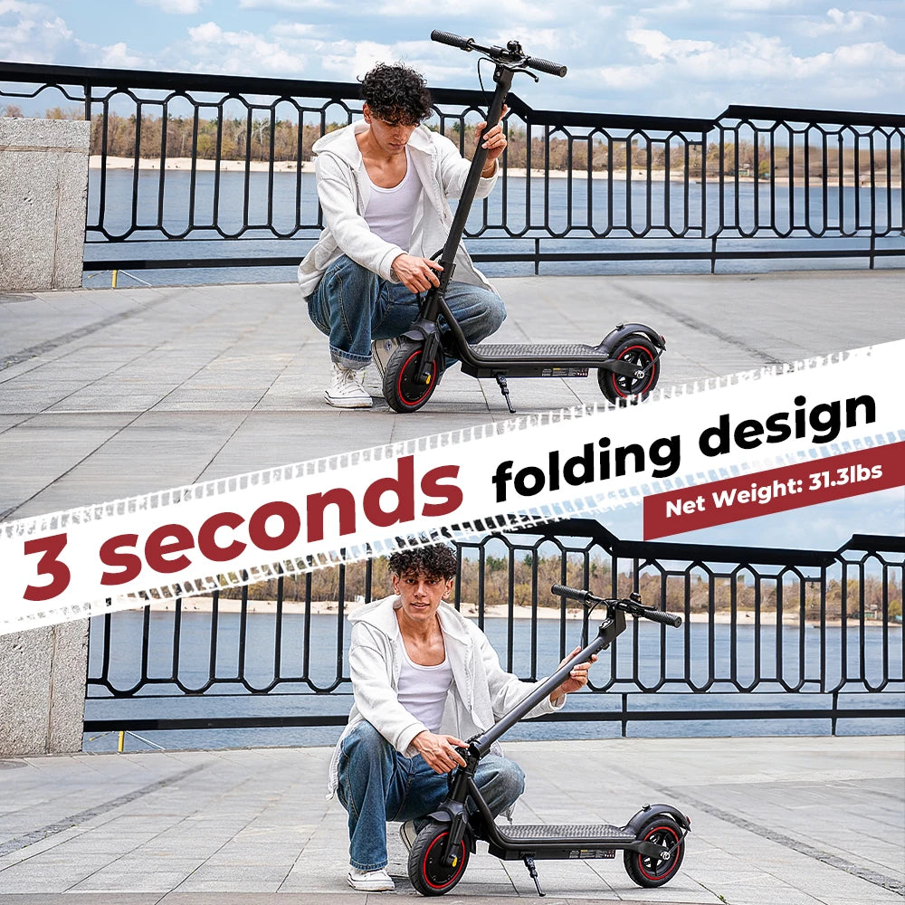 W5 E-scooter Inflatable Tire 30km/h Dual Brake With APP - Cilla Scooters