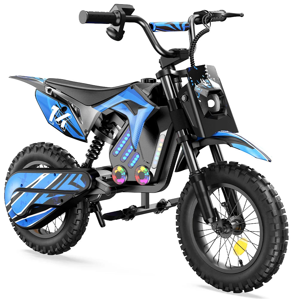 Kids E-bike A14, Bluetooth Music, 3 Speed Modes 27km/h - Cilla Scooters