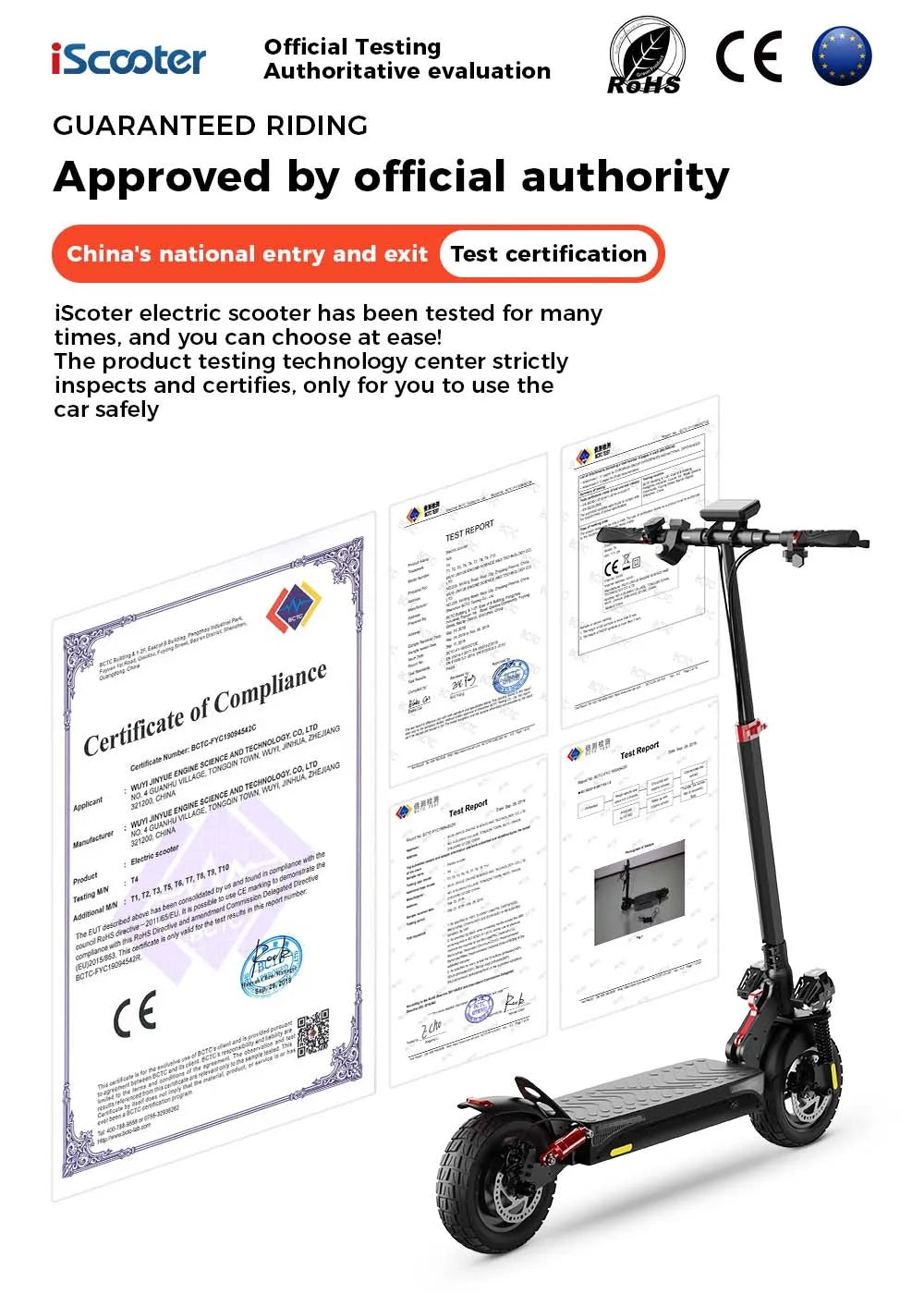 800W 15Ah Electric Scooter 10inch Powerful Electric Kick Scooter Anti-skid Off-road Tire 45km Range eScooter 45km/h With App - Cilla Scooters