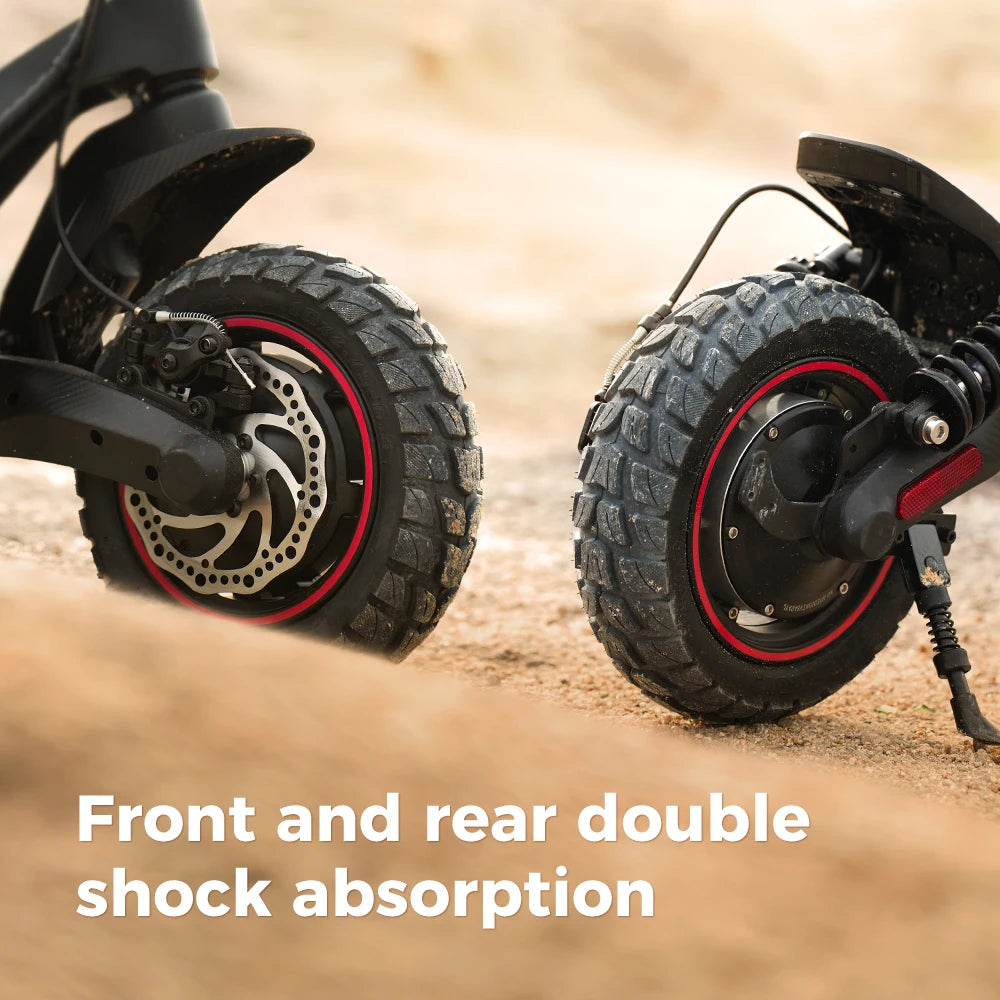 Ix7pro Electric Scooter 17.5Ah 2000W Dual Drive Scooter 10inch Anti-skid Off Road Pneumatic Kick Scooter 60 KM/H Speed with APP - Cilla Scooters