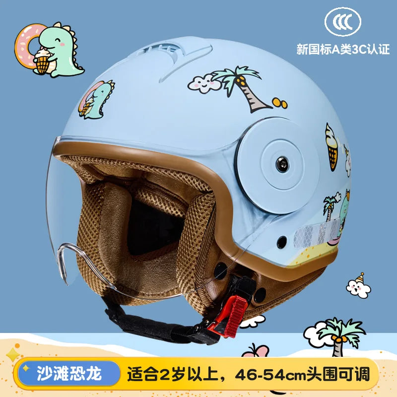 Children`s Helmet Cartoon