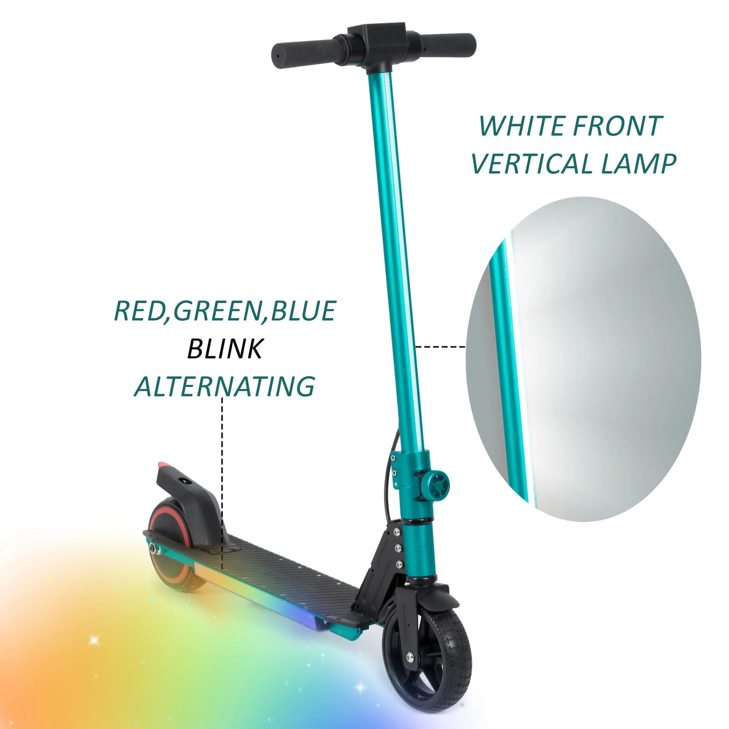 Vankel Electric Scooter for Child 6.5" Folding E-Scooter Kids 6–12 Years, 150W Motor, 60Wh Scooter  Max Range 5–8km Boys Girls