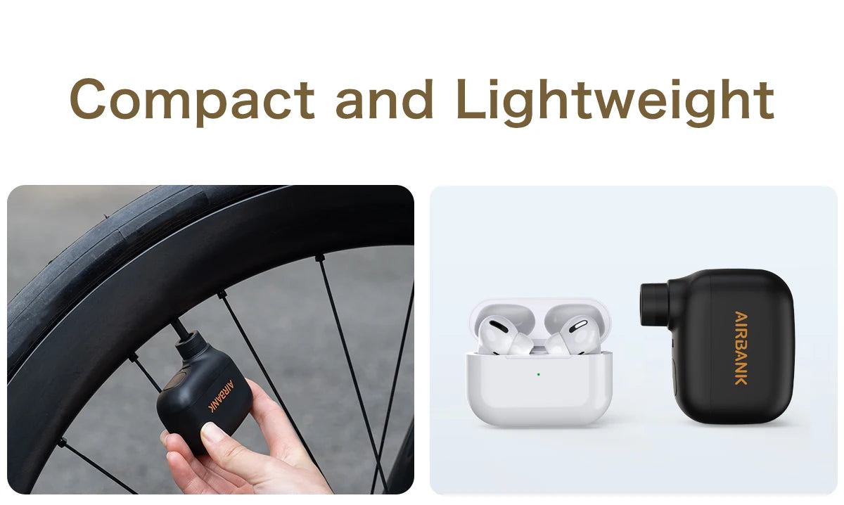 Mini Portable Bicycle Pump Rechargeable Air Inflator - Cilla Scooters