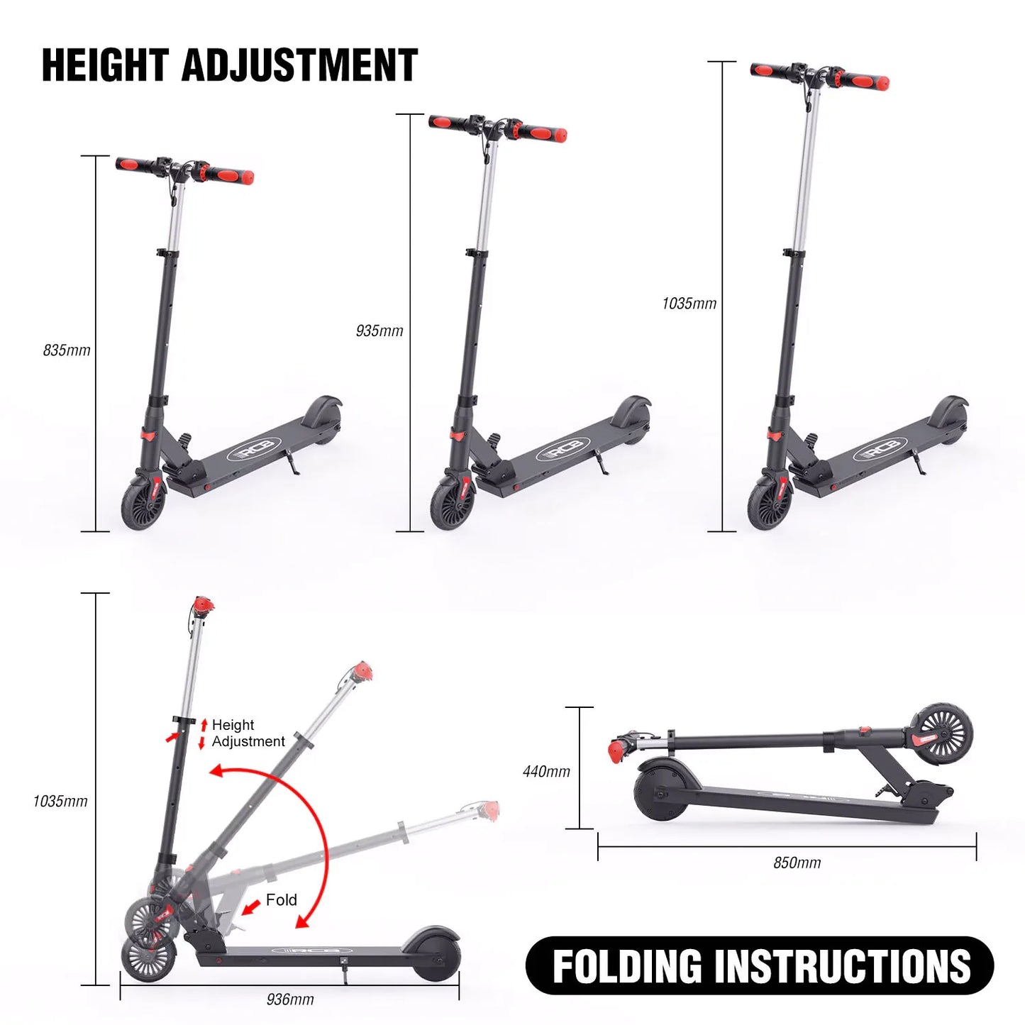 RCB R12 Children's E-scooters