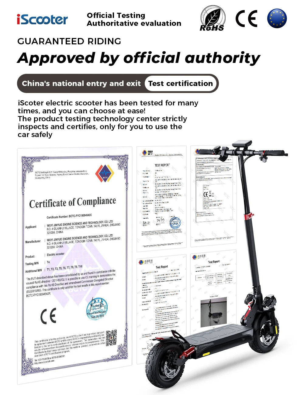 iScooter iX4 Electric Scooter 45km/h