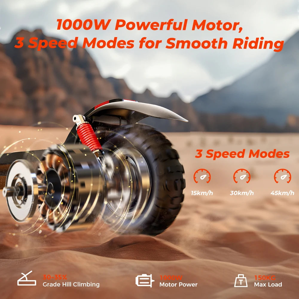 iScooter E-scooter 45km/h Anti-skid Off-Road Tire Scooters - Cilla Scooters