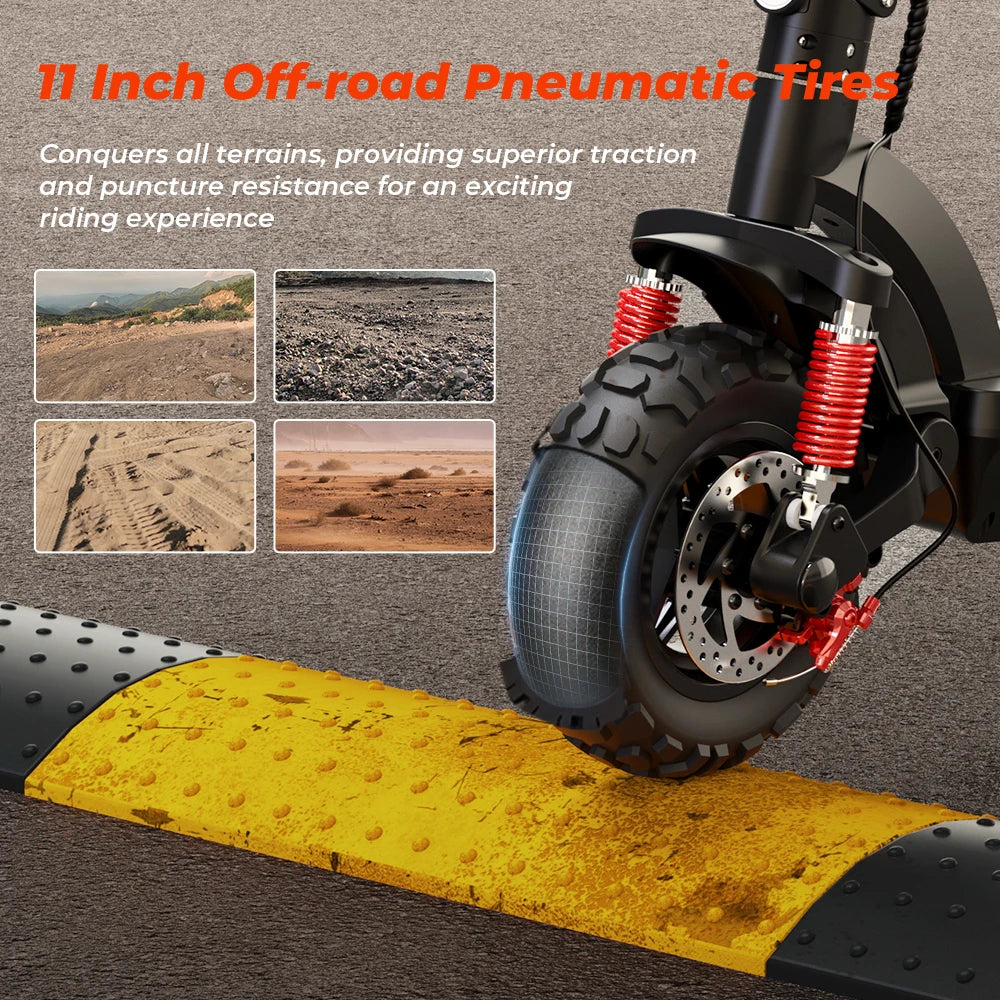 iScooter E-scooter 45km/h Anti-skid Off-Road Tire Scooters - Cilla Scooters