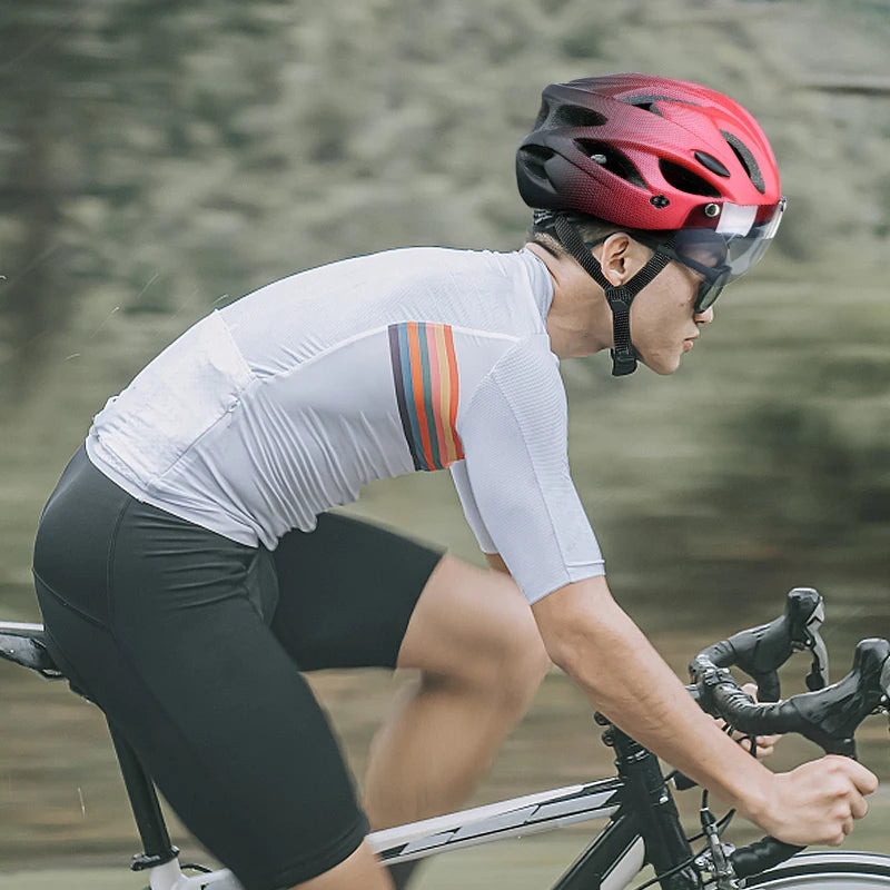 X-TIGER Bike Helmet with LED Rear Light Dual Mode Goggle Cycling - Cilla Scooters