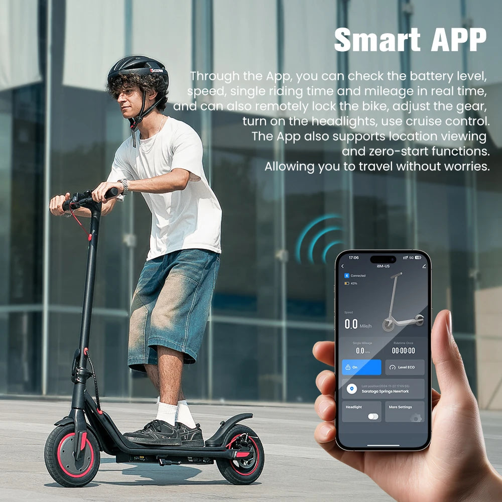 iScooter i9m E-scooter 35km/h with app - Cilla Scooters