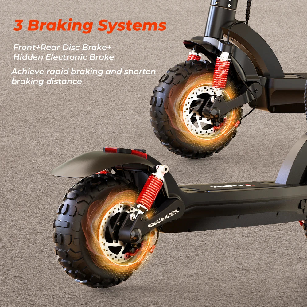 iScooter E-scooter 45km/h Anti-skid Off-Road Tire Scooters - Cilla Scooters