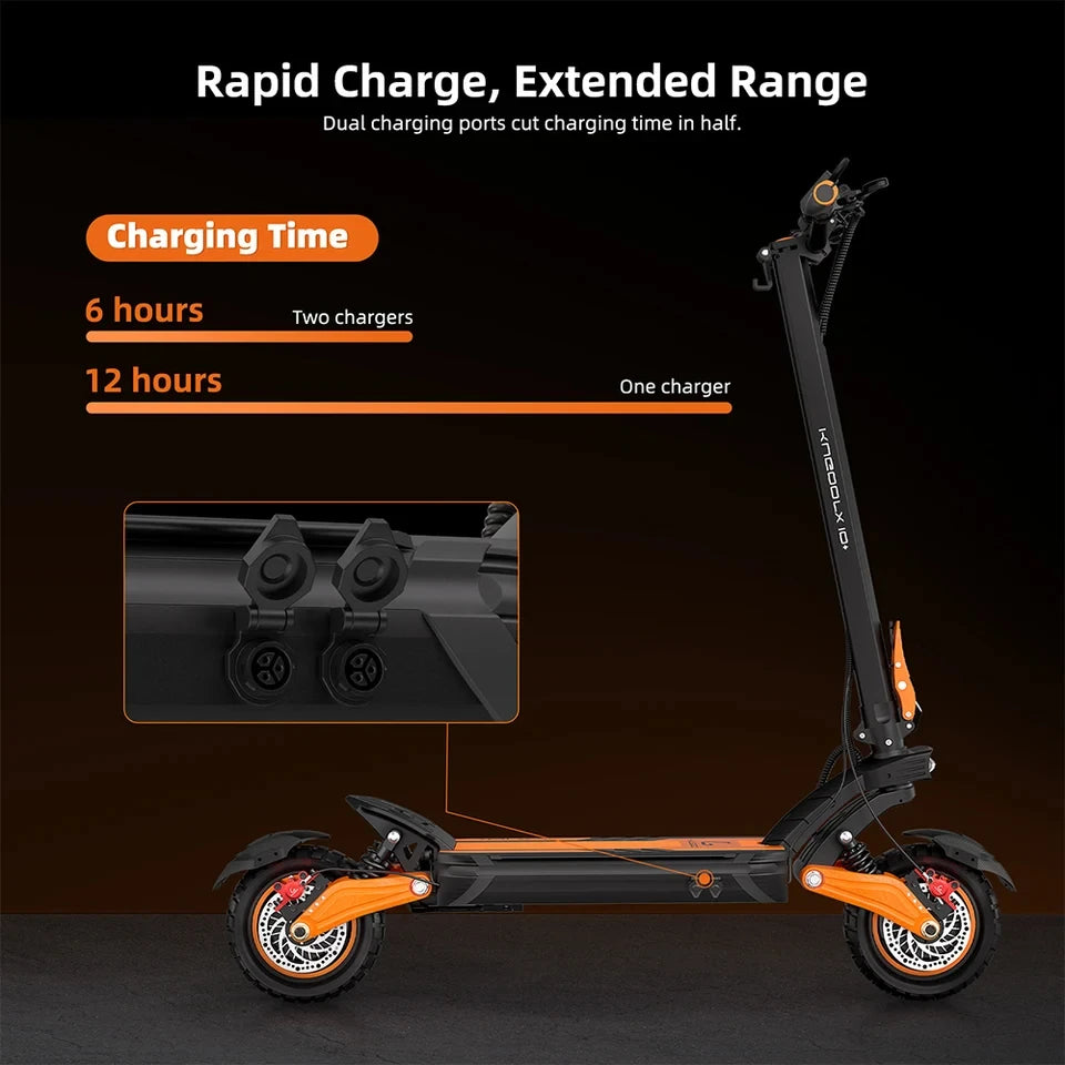 Kugoo Lx10+ Foldable E-scooter 72 Km/H Superior Comfort and All-Terrain Stability - Cilla Scooters