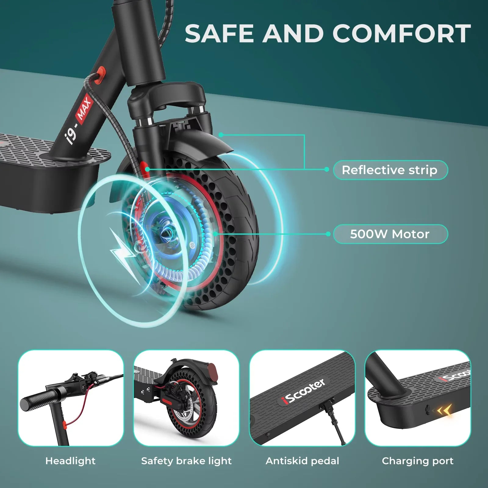 iScooter i9Max 35KM/H with app. - Cilla Scooters