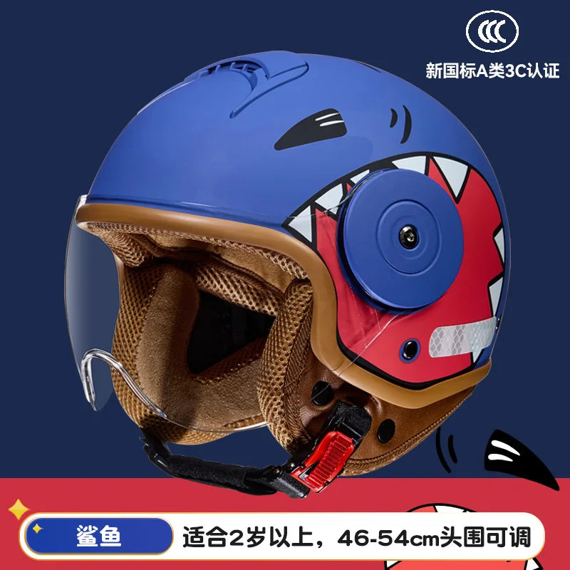 Children`s Helmet Cartoon