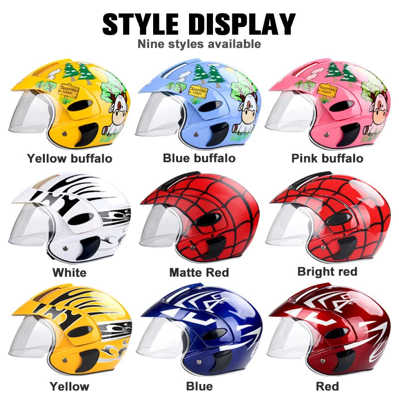 Child Motorcycle Helmet 3-9 Years Abs Unisex Safety Motocross Helmet Casco Motocross Bicycle Downhill Capacete ATV Cross Helmet