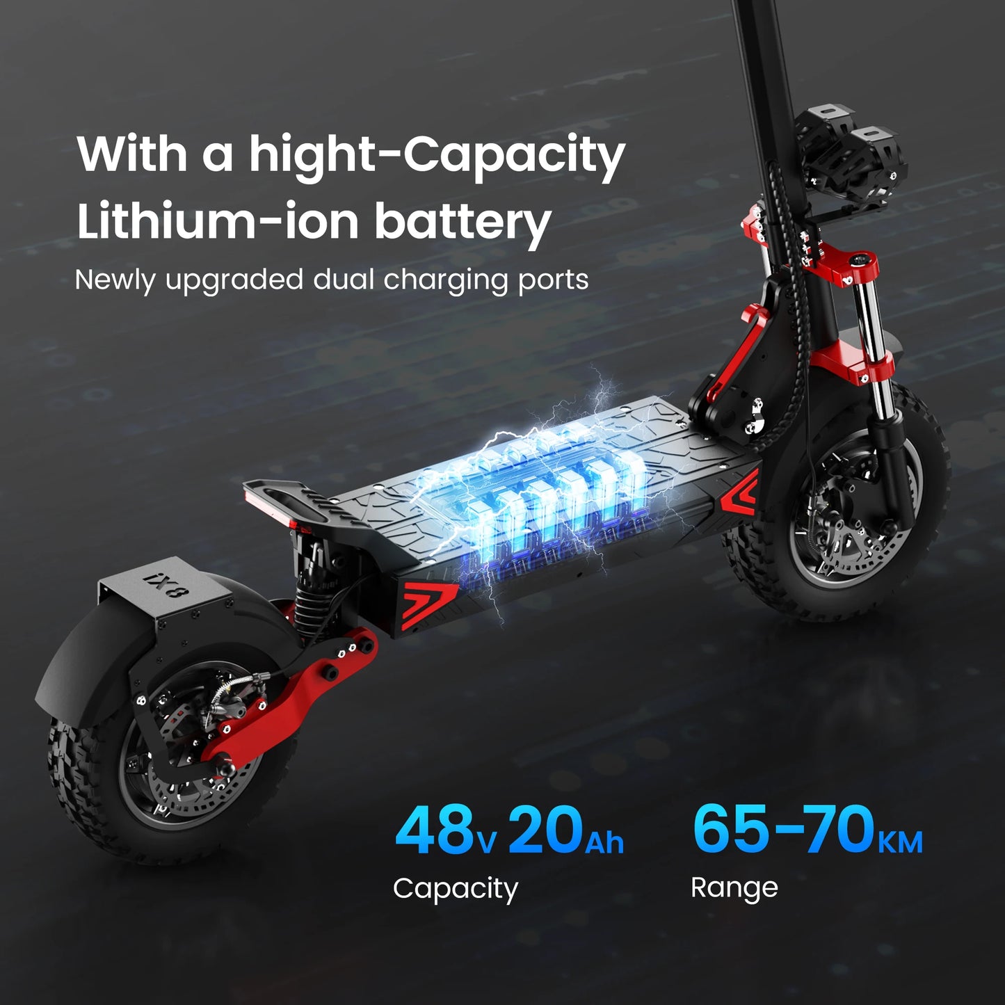 iScooter iX8 Dual Motor 60km/h