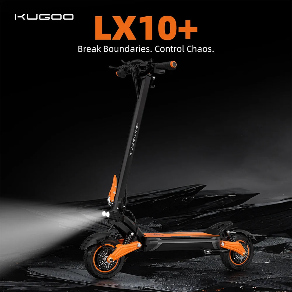 Kugoo Lx10+ Foldable E-scooter 72 Km/H Superior Comfort and All-Terrain Stability - Cilla Scooters