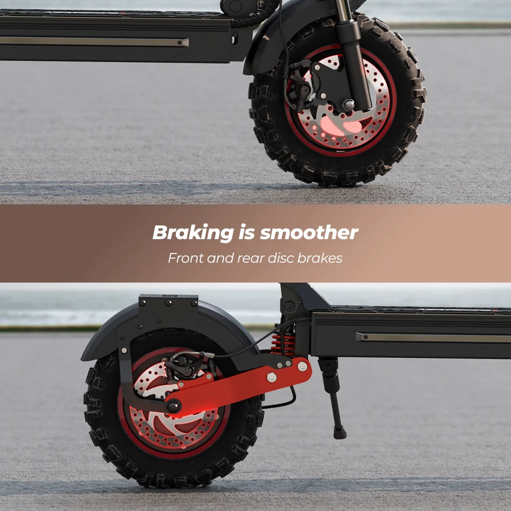 IX5s Electric Scooter 15Ah 1000W power Kick Scooter Anti-skid Off Road Pneumatic fire 65km row 45 km/h Scooter - Cilla Scooters