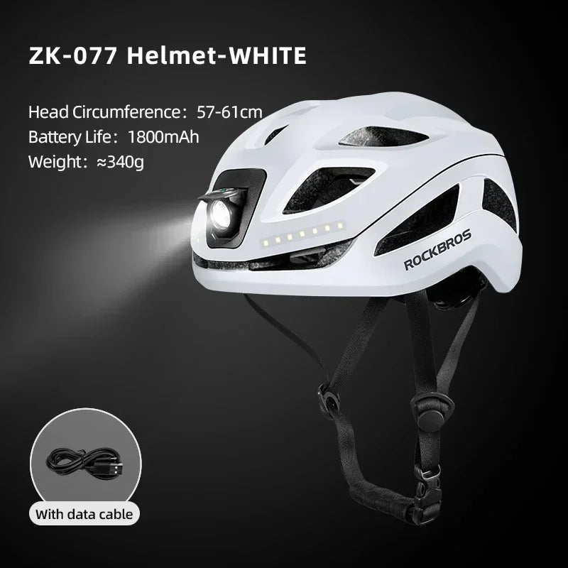 Bicycle Light Helmet Type-C Charging