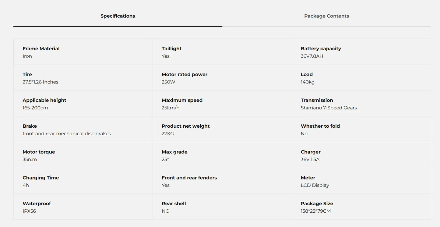 AVAKA R1 E-bike 25km/h - Cilla Scooters