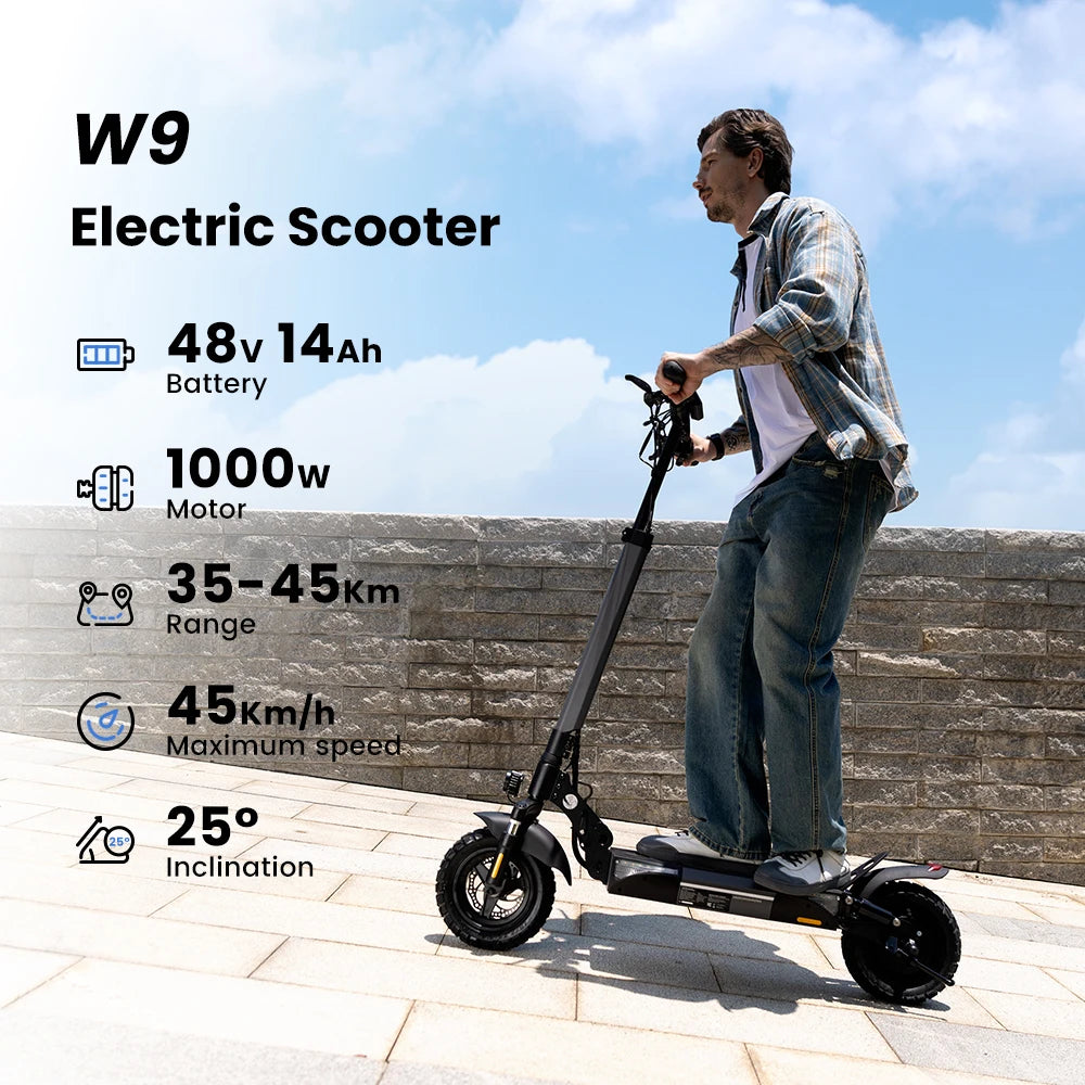 iScooter W9 E-scooter 45km/h Dual Disc Brakes - Cilla Scooters