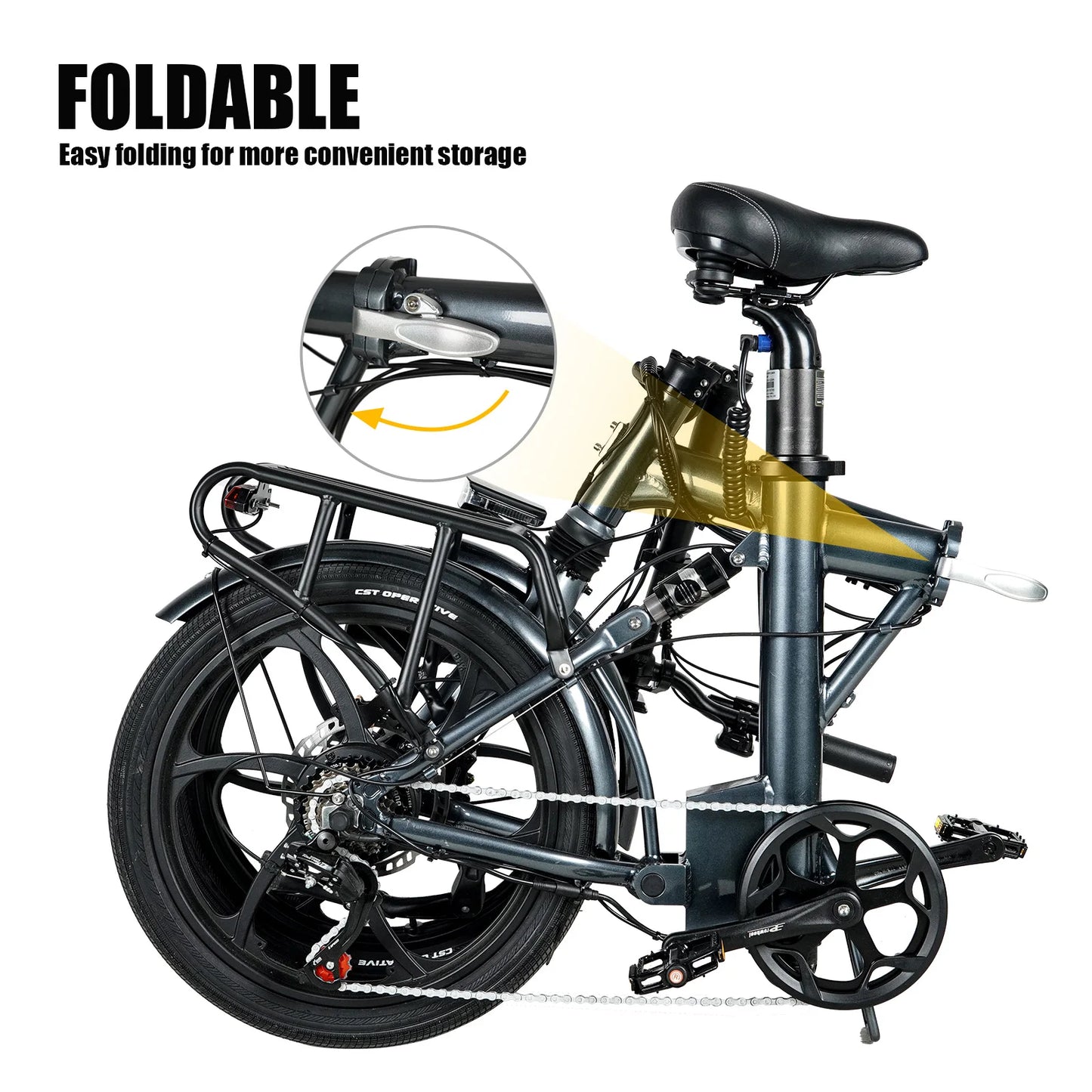 Em20 Foldable E-bike 25km/h - Cilla Scooters