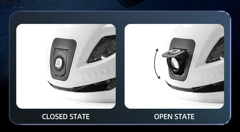 Bicycle Light Helmet Type-C Charging
