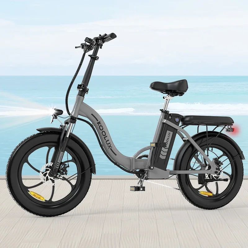 KOOLUX BK6S 3.0 Adult 500W Electric Bicycle Men's E-City ebike City 36V13AH Battery 20" Folding City Tire Electric Bike