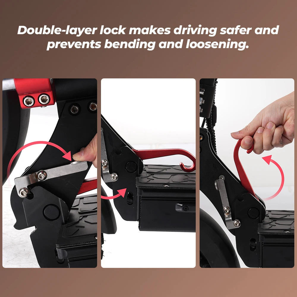 IX5s Electric Scooter 15Ah 1000W power Kick Scooter Anti-skid Off Road Pneumatic fire 65km row 45 km/h Scooter - Cilla Scooters