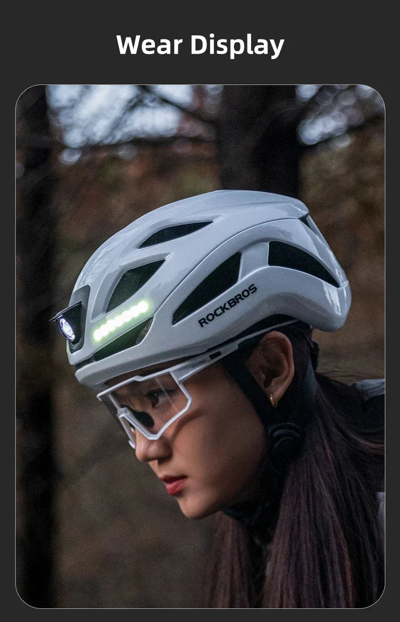 Bicycle Light Helmet Type-C Charging