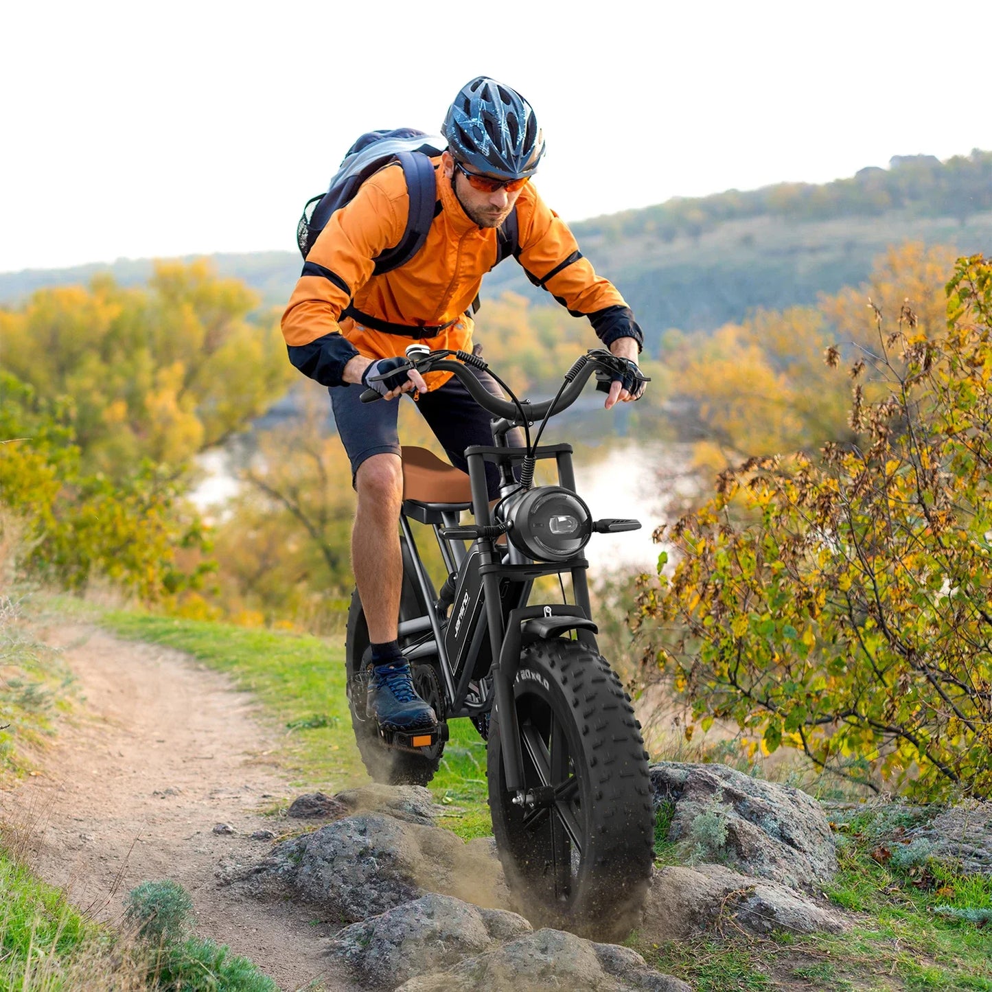 JANSNO X50 E-bike 750W Motor 48V14h Lithium Battery All-terrain Two-wheel Electric Vehicle Adult 20*4.0 Fat Tire E-bike