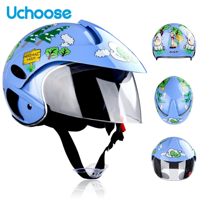 Child Motorcycle Helmet 3-9 Years Abs Unisex Safety Motocross Helmet Casco Motocross Bicycle Downhill Capacete ATV Cross Helmet