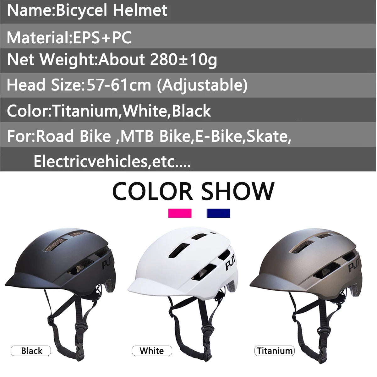 PJT Cycling Helmet USB Rechargeable light - Cilla Scooters