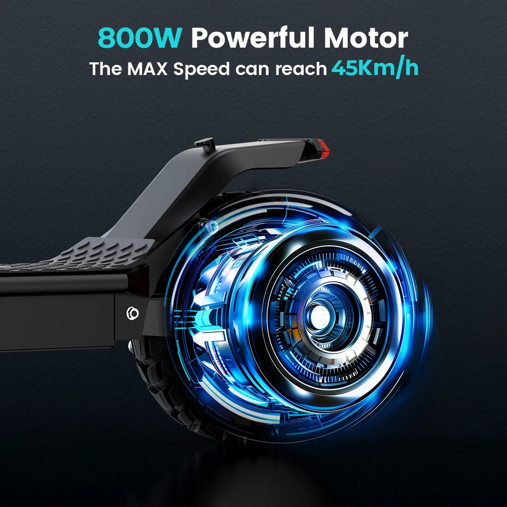iscooter i10pro Electric Scooter 10 Inch Tire 800W 48V 15Ah Foldable eScooter Max speed 45km/h Range 60KM Kick Scooter With App - Cilla Scooters