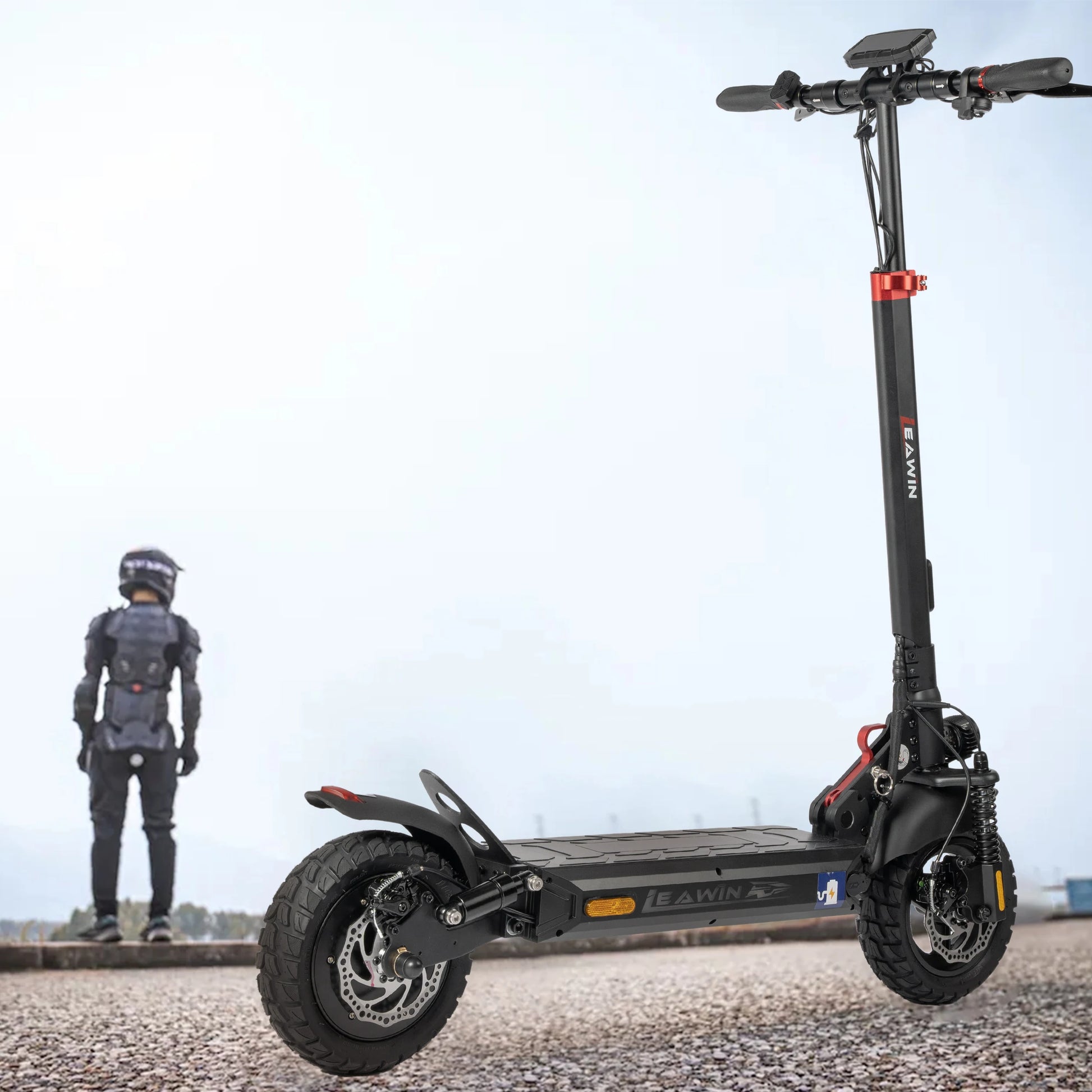 vankel 10 Inch Electric Scooter 800W Motor 48V18.2 Ah Battery Foldable E-scooter Smart LCD Display Scooter with Shock Absorber - Cilla Scooters