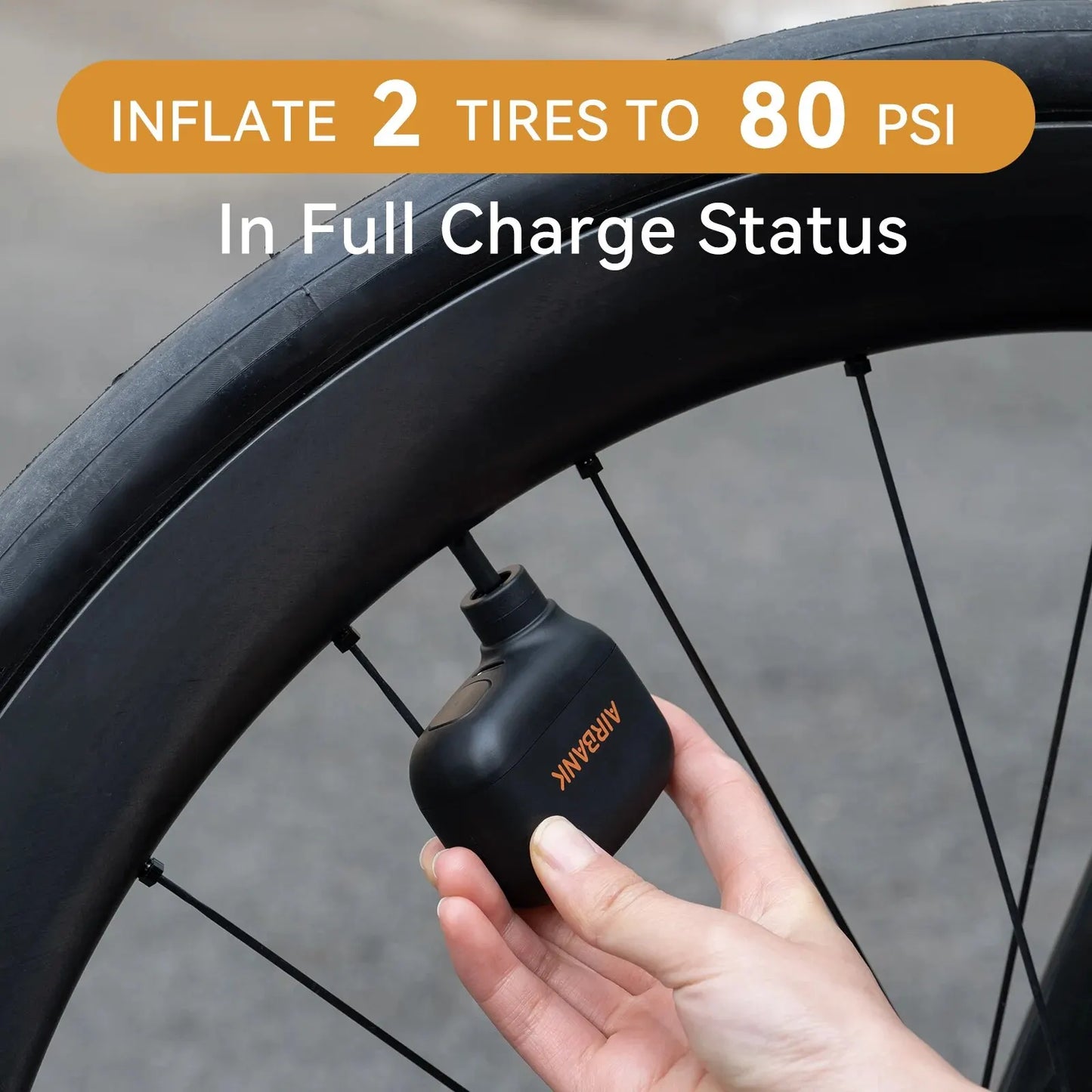 Mini Portable Bicycle Pump Rechargeable Air Inflator - Cilla Scooters