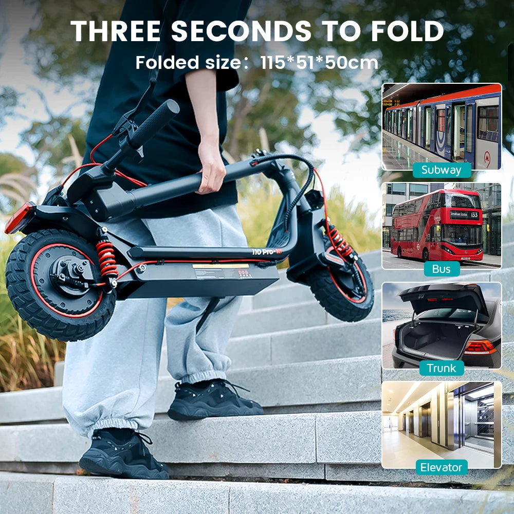 iScooter i10Pro E-scooter 45km/h with APP - Cilla Scooters