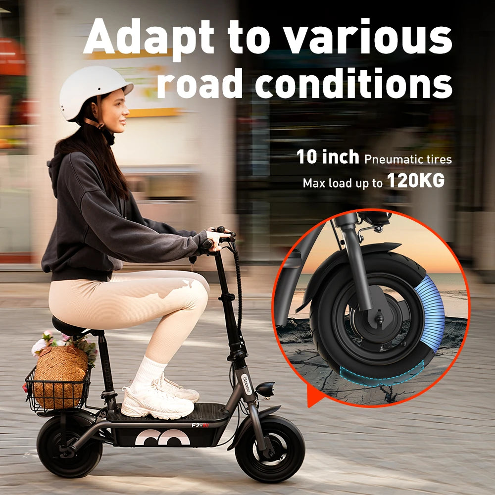 iScooter F2 500W Foldable Scooter 30Km/h - Cilla Scooters