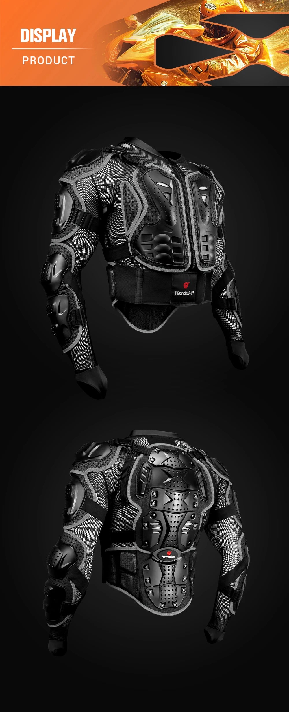 New Motorcycle Jackets Men's Full Body Armor Protection Jackets Motocross Enduro Racing Moto Protective Equipment Clothes S-4XL - Cilla Scooters