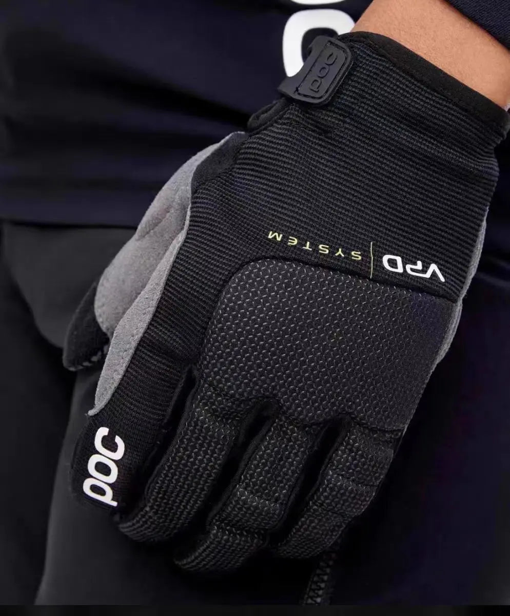 25 poc 2 colour dh mx bike long finger all-season model wearable and comfortable riding gloves universal