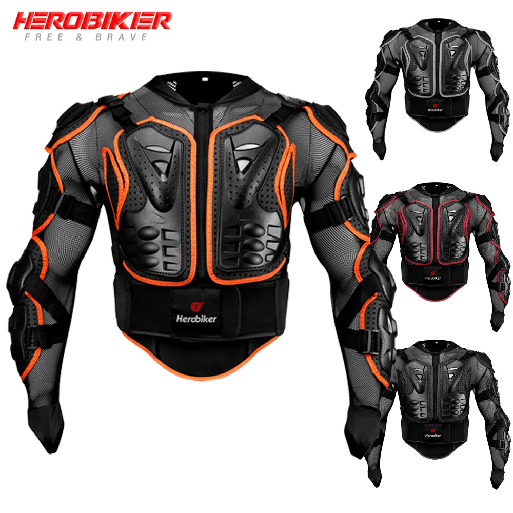 New Motorcycle Jackets Men's Full Body Armor Protection Jackets Motocross Enduro Racing Moto Protective Equipment Clothes S-4XL - Cilla Scooters