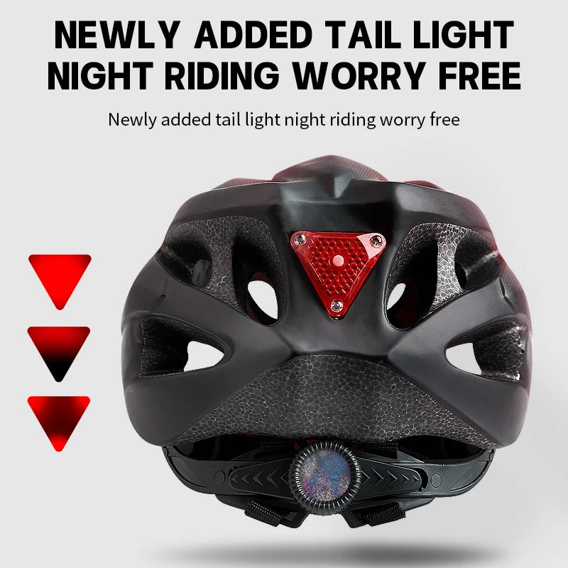 X-TIGER Bike Helmet with LED Rear Light Dual Mode Goggle Cycling - Cilla Scooters