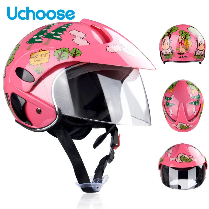 Child Motorcycle Helmet 3-9 Years Abs Unisex Safety Motocross Helmet Casco Motocross Bicycle Downhill Capacete ATV Cross Helmet