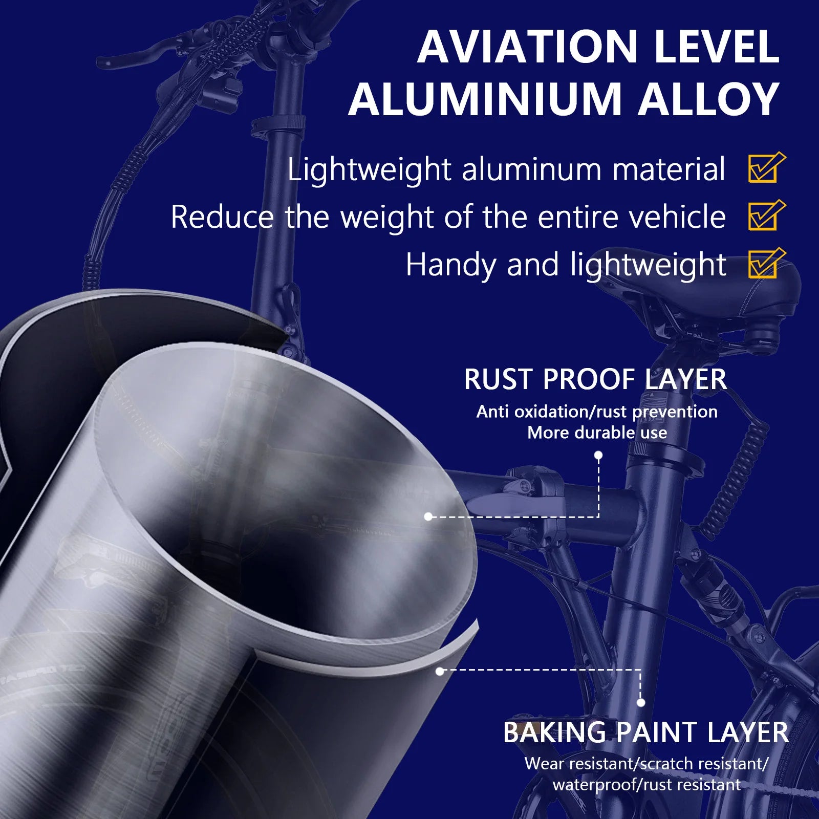 Em20 Foldable E-bike 25km/h - Cilla Scooters