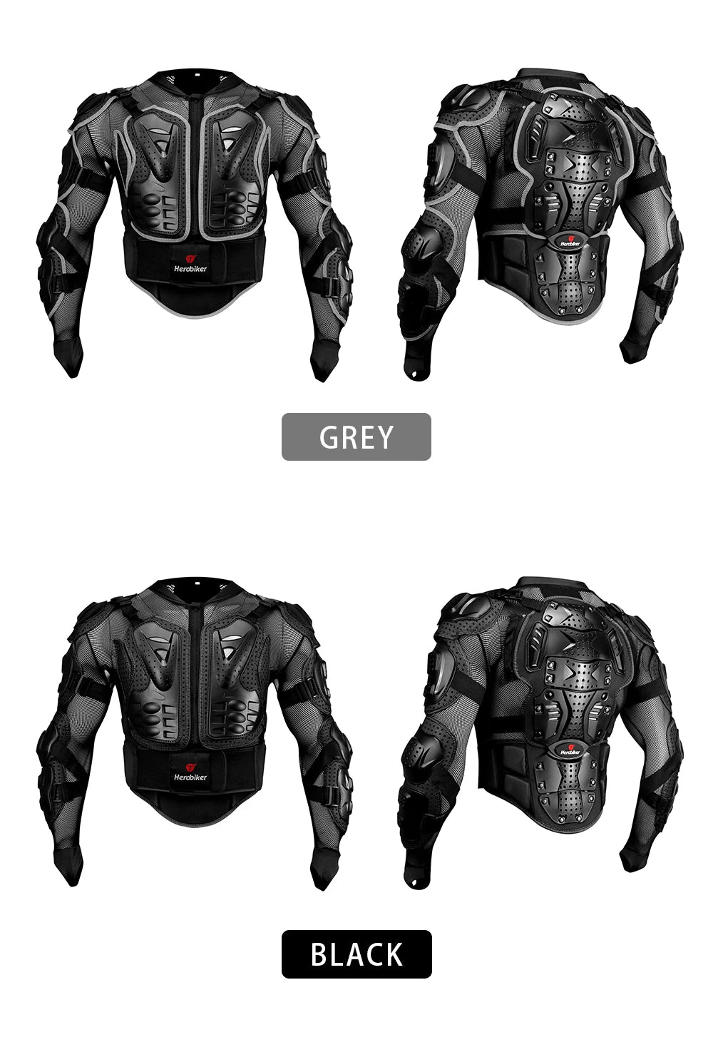 New Motorcycle Jackets Men's Full Body Armor Protection Jackets Motocross Enduro Racing Moto Protective Equipment Clothes S-4XL - Cilla Scooters