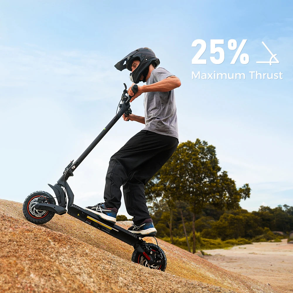 Ix7pro Electric Scooter 17.5Ah 2000W Dual Drive Scooter 10inch Anti-skid Off Road Pneumatic Kick Scooter 60 KM/H Speed with APP - Cilla Scooters