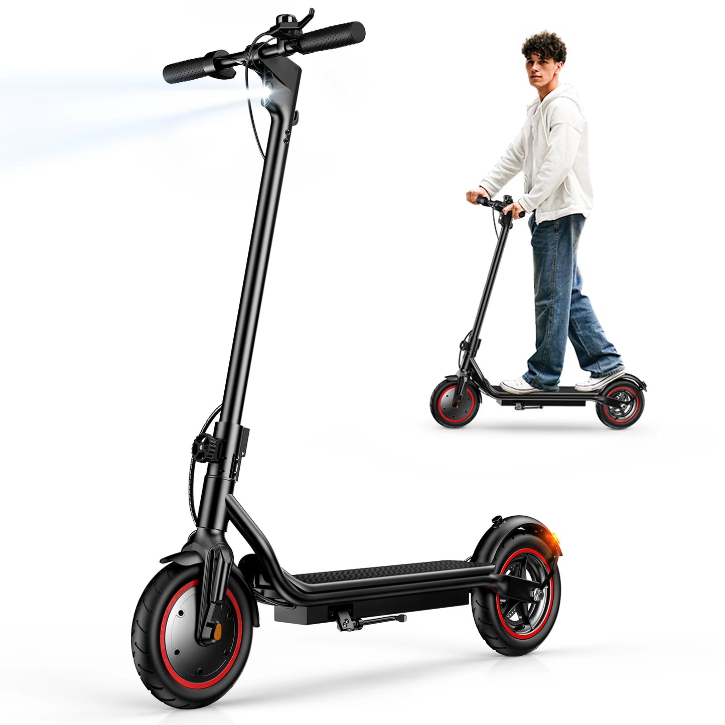W5 E-scooter Inflatable Tire 30km/h Dual Brake With APP - Cilla Scooters