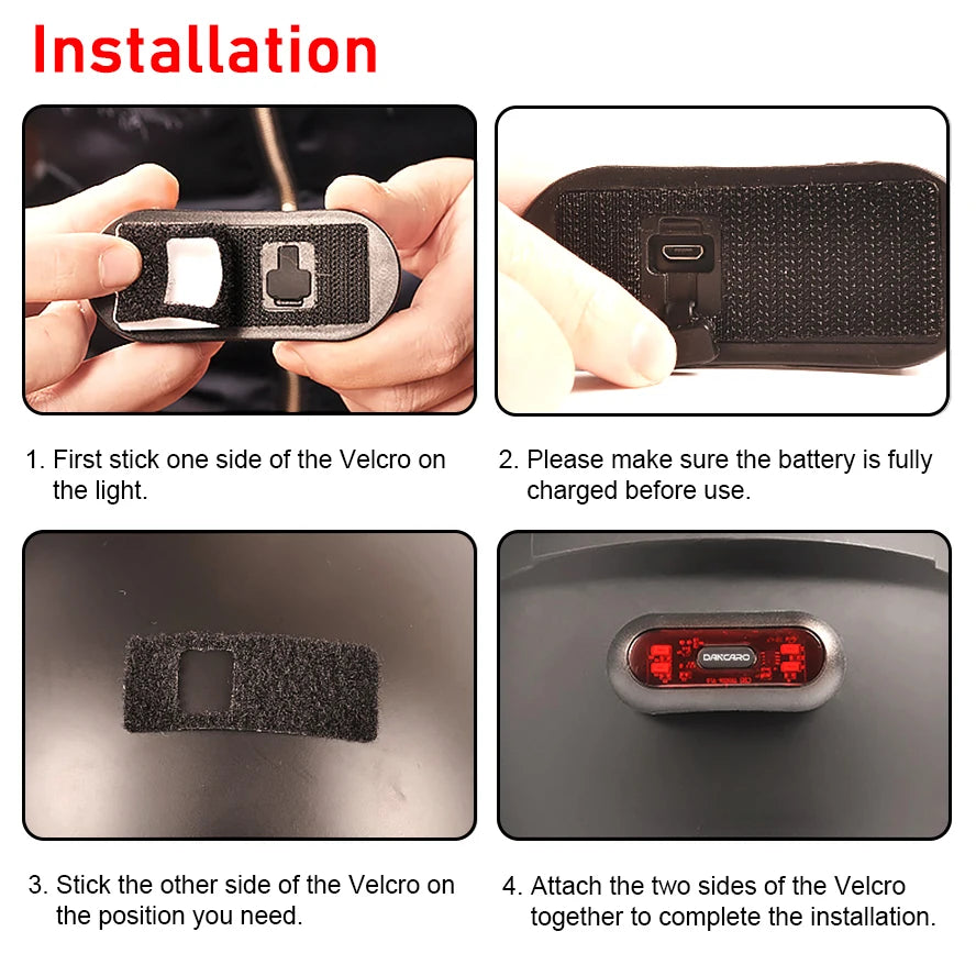 Warning Light Helmet LED Smart Light